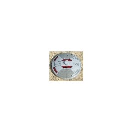 Dish 4 x 4 Inverted (Radar) with Mini Sith Infiltrator Pattern