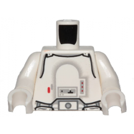 Torso SW Armor Snowtrooper Pattern / White Arms / White Hands