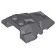 Wedge 4 x 4 Fractured Polygon Top