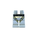 Hips and Legs with Gray, Yellow and Black Harness Pattern