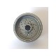 Wheel 18mm D. x 12mm with Pin Hole and Stud, Dotted Brake Rotor Lines