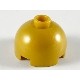 Brick, Round 2 x 2 Dome Top - Hollow Stud with Bottom Axle Holder x Shape + Orientation