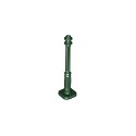 Support 2 x 2 x 7 Lamp Post, 4 Base Flutes