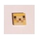 Tile 1 x 1 with Groove with Minecraft Pufferfish Fry Minecraft Pixelated Pattern