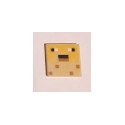 Tile 2 x 2 with Groove with Pufferfish Minecraft Pixelated Pattern