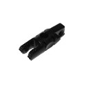 Hinge Cylinder 1 x 3 Locking with 1 Finger and 2 Fingers on Ends, 7 Teeth, with Hole