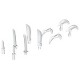 Minifigure, Weapon Pack Hooks, Knives, and Swords, 10 in Bag (Multipack)