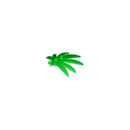 Plant Leaves 6 x 5 Swordleaf with Open O Clip Thick