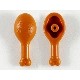 Food & Drink Turkey Drumstick, 22mm with Oval Opening on Back