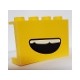 Panel 1 x 4 x 2 with Side Supports - Hollow Studs with Open Smile and Teeth Pattern