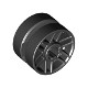 Wheel 14mm D. x 9.9mm with Center Groove, Fake Bolts and 6 Double Spokes