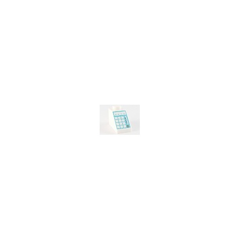 Slope 45 2 x 1 with Keypad on Medium Azure Background Pattern