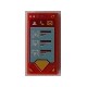 Tile 1 x 2 with Groove with Smartphone with Contact, Phone, Mail and Superman Logo Shape Pattern