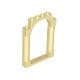 Door Frame 1 x 6 x 7 Rounded Pillars with Top Arch and Notches