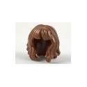 Minifigure, Hair Mid-Length and Wavy with Bangs