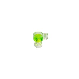 Minifigure, Utensil Stein / Cup with Trans-Bright Green Drink Pattern