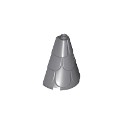 Tower Roof 2 x 4 x 4 Half Cone Shaped with Roof Tiles