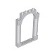 Door Frame 1 x 6 x 7 Rounded Pillars with Top Arch and Notches