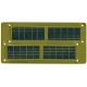 Plastic Rectangle 20.5 x 5.5 with Solar Panels Pattern, Sheet of 2