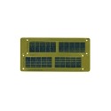 Plastic Rectangle 20.5 x 5.5 with Solar Panels Pattern, Sheet of 2