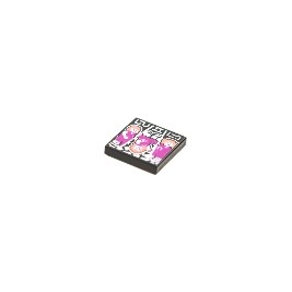 Tile 2 x 2 with Groove with BeatBit Album Cover - Girls Dancing, Middle Upside Down Pattern