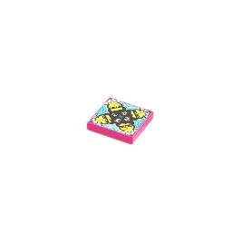 Tile 2 x 2 with Groove with BeatBit Album Cover - Kaleidoscope Guys Pattern