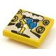 Tile 2 x 2 with Groove with BeatBit Album Cover - Breakdancer and Speakers Pattern