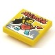 Tile 2 x 2 with Groove with BeatBit Album Cover - Rock Guitarist Pattern