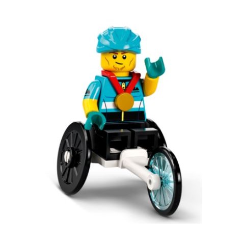 Corredor en silla de ruedas