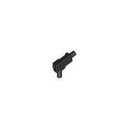 Minifigure, Weapon Gun, Pistol Automatic Medium Barrel (Indiana Jones)