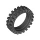 Tire 24mm D. x 7mm Offset Tread - Band Around Center of Tread