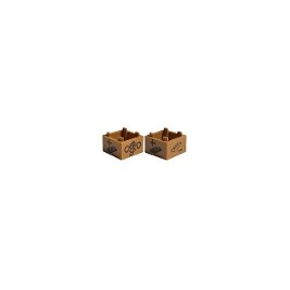 Container, Box 2 x 2 x 1 - Top Opening with Flat Inner Bottom with HP Game Spinner / Dreidel Actions with Dark Mark, Plu...