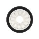 Wheel Wheelchair with Technic Pin Hole with Molded Black Hard Rubber Tire Pattern