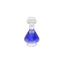 Minifigure, Utensil Bottle, Erlenmeyer Flask with Molded Trans-Purple Fluid Pattern