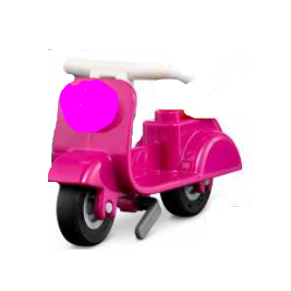 Moto - Scooter fucsia