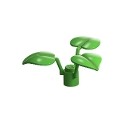 Plant Flower Stem 1 x 1 x 2/3 with 3 Large Leaves