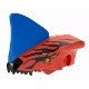 Dragon Head (Avatar Toruk) Jaw Upper with Blue Crest, Black Stripes, and Bright Light Orange Eyes Pattern