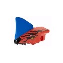 Dragon Head (Avatar Toruk) Jaw Upper with Blue Crest, Black Stripes, and Bright Light Orange Eyes Pattern