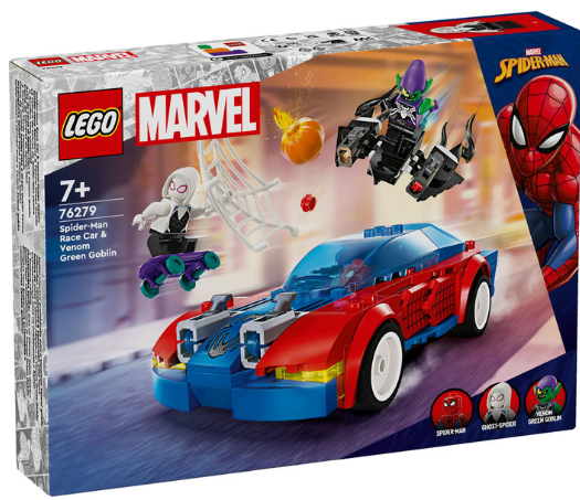 Vehículos de Juguete para Construir Base Móvil del Equipo Spidey y sus  Amigos Superhéroes LEGO Marvel