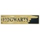 Tile 1 x 4 with Black 'HOGWARTS' Sign with Tan Wood Grain Pattern