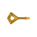 Tile Remover Key with Diamond and Screwdriver Ends