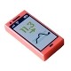 Tile 1 x 2 with Cell Phone / Smartphone Screen with Sports App with Lime "11.3" and Arrow Pattern