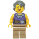 Chica - pelo gris