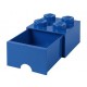 Caja de almacenaje 4 con cajón azul