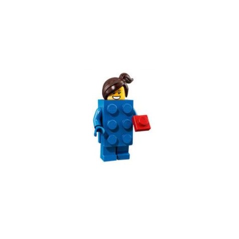 Serie 18 - Chica con disfraz de ladrillo LEGO