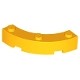 Brick, Round Corner 4 x 4 Macaroni Wide with 3 Studs
