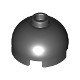 Brick, Round 2 x 2 Dome Top - Hollow Stud with Bottom Axle Holder x Shape + Orientation