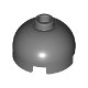 Brick, Round 2 x 2 Dome Top - Hollow Stud with Bottom Axle Holder x Shape + Orientation