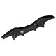Minifigure, Weapon Batman Bat-a-Rang (2 Bat Wings with Bar in Middle)