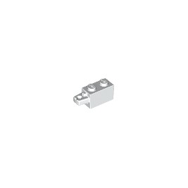 Hinge Brick 1 x 2 Locking with 1 Finger Horizontal End